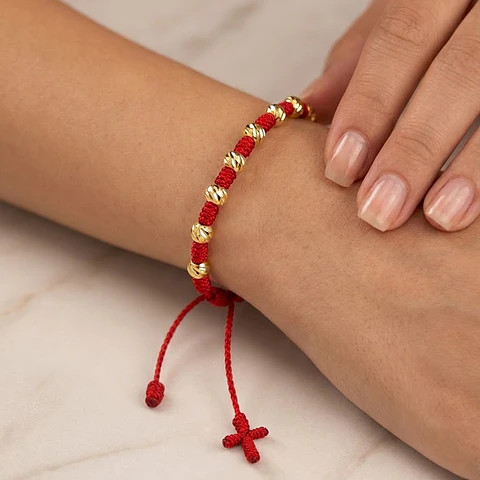 Pulsera Denario Oro Laminado 18k Diamantado 6mm
