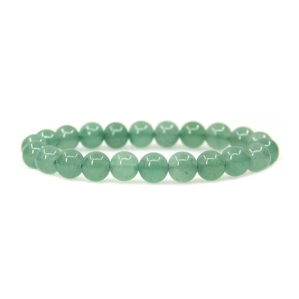 Pulsera de Piedra Aventurina Verde Natural 8mm 1