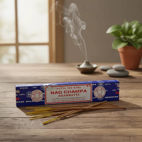 Incienso Sahumerio Nag Champa Satya Sai Baba Agarbatti - Meditación