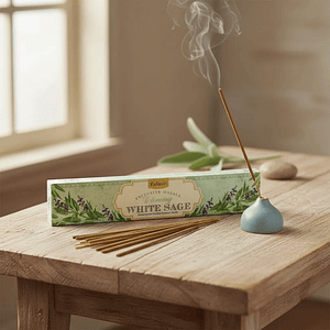 Incienso Tulasi Masala Salvia Blanca - Limpieza y Protección