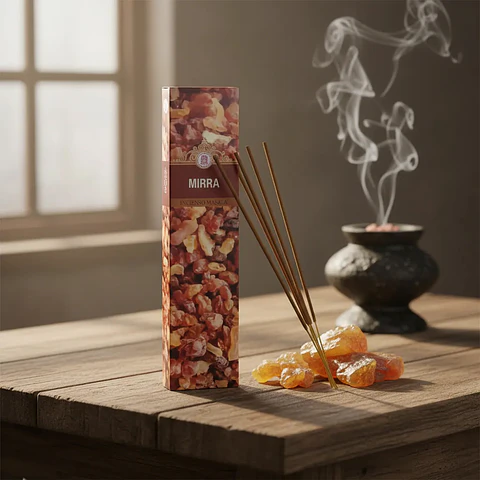 Incienso Sahumerio Mirra Goloka Masala – Protección y Purificación