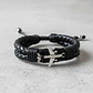 Pulsera Cuero Trenzado con Dije de Avión - Miniatura 3