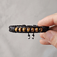 Pulsera Cuero Trenzado con Piedras Ojo de Tigre 6mm - Miniatura 3