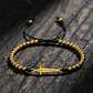 Pulsera Espada San Miguel Arcángel Acero Dorado - Miniatura 3