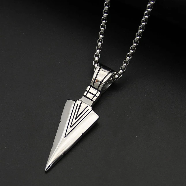 Cadena con Flecha Acero Inoxidable Hombre 5