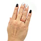 Anillo Tejido Artesanal Oro Laminado de 18k - Miniatura 5