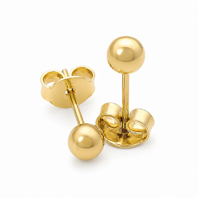 Topos Balin 4mm Oro Laminado 18k  1