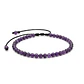Pulsera Piedra Amatista Natural 4mm - Miniatura 1