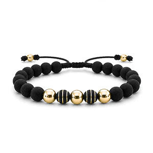Pulsera con Neopreno Oro Laminado 18k