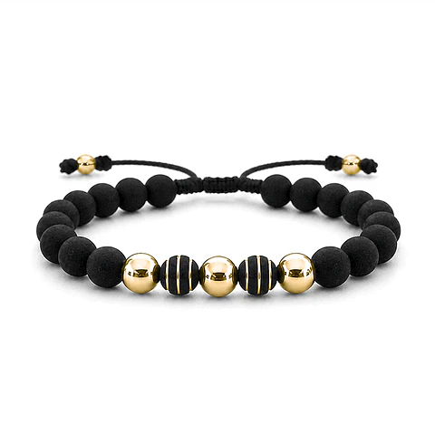 Pulsera con Neopreno Oro Laminado 18k