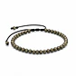 Pulsera con Piedra Pirita Natural 4mm - Miniatura 1