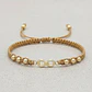 Pulsera Infinito Tejida Oro Laminado 18k - Miniatura 12
