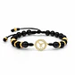 Pulsera San Miguel Arcángel Piedra Onix Acero - Miniatura 1