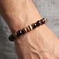 Pulsera Ágata Botswana Marrón Natural 8mm - Miniatura 2
