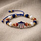 Pulsera Escudo Junior Rodio Acero Dorado y Neopreno - Miniatura 3