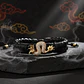 Pulsera Dragón Chino Cuero Trenzado Acero - Miniatura 4