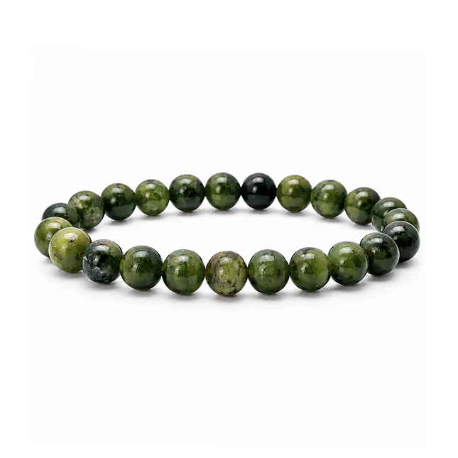 Pulsera de Jade Nefrita Natural 8mm 1