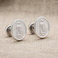 Topos Aretes Virgen de Guadalupe Plata Ley 925 - Miniatura 3