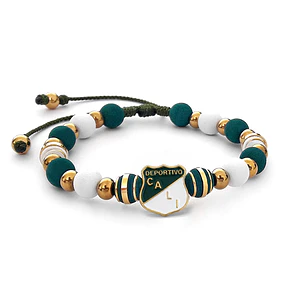 Pulsera Deportivo Cali Fútbol Neopreno Acero y Rodio