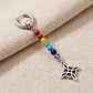Arete Solitario 7 Chakras con Nudo de Bruja - Miniatura 3