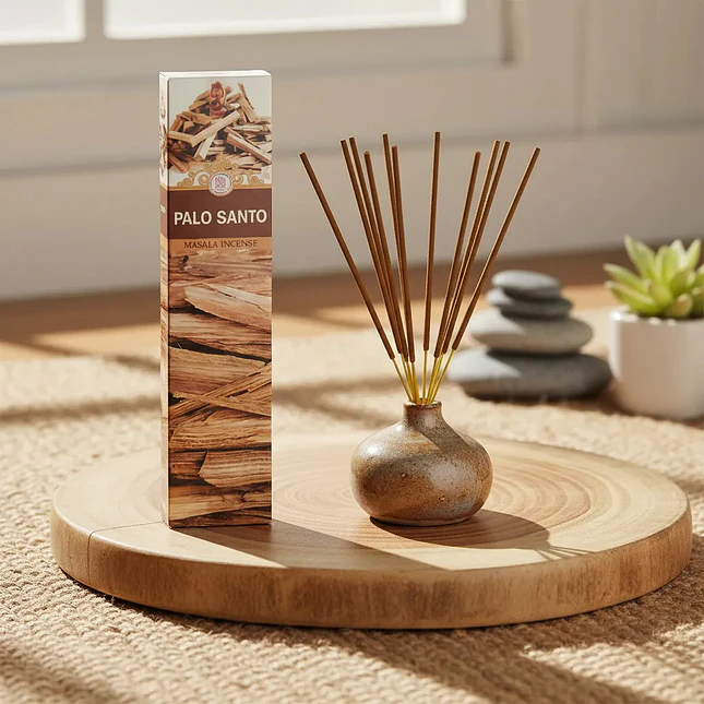 Incienso Sahumerio Palo Santo Goloka Masala - Limpieza Y Protección 2
