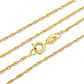 Cadena Singapur Oro Laminado 18k - Miniatura 4
