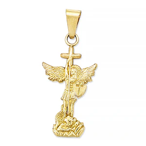 Dije San Miguel Arcángel Oro Laminado 18k