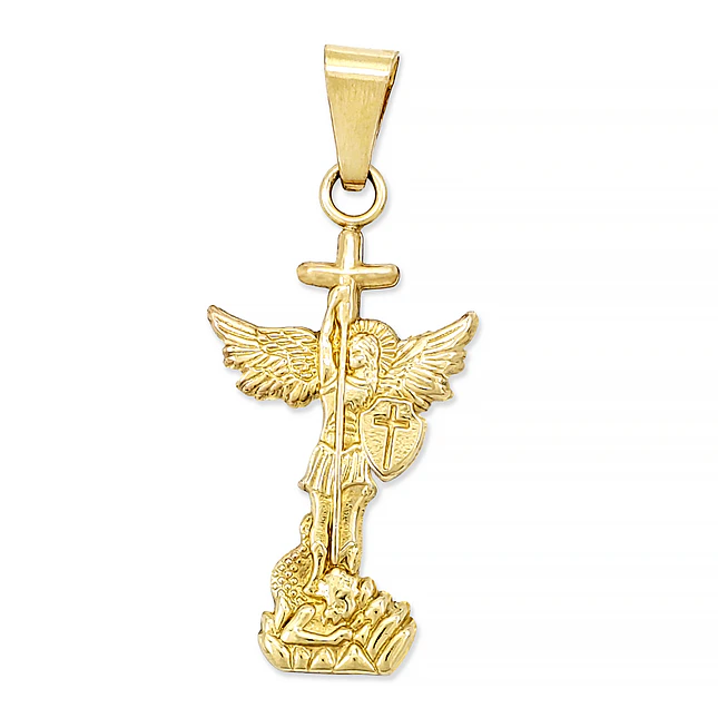 Dije San Miguel Arcángel Oro Laminado 18k 1