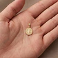 Dije Medalla San Benito de Abad Oro Laminado 18k - Miniatura 3