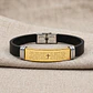 Pulsera Placa Cruz Padrenuestro Neopreno Acero Inoxidable - Miniatura 3