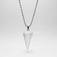 Collar Péndulo Cuarzo Cristal Cadena Acero Inoxidable - Miniatura 4