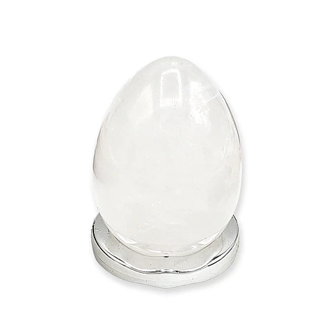 Huevo Yoni Piedra Cuarzo Blanco - Purificación y Conexión