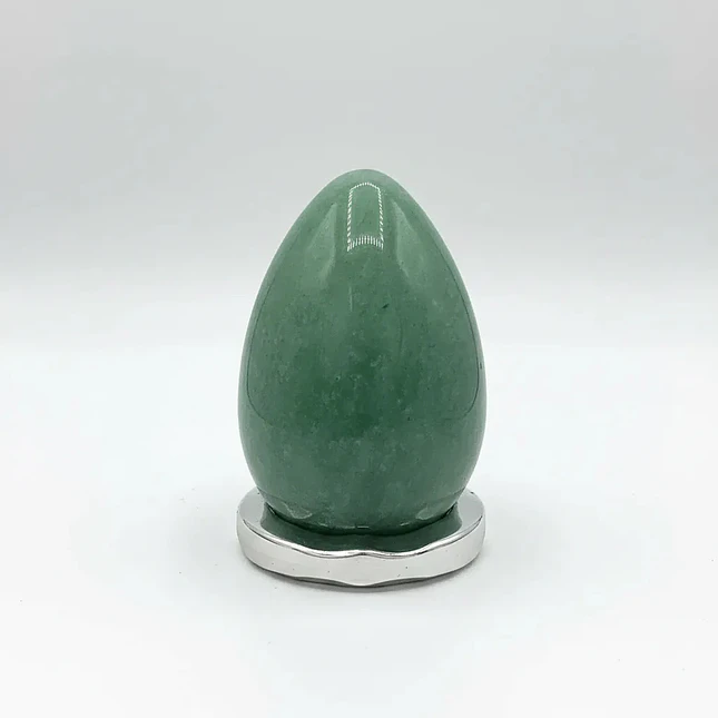 Huevo Yoni Piedra Cuarzo Verde - Sanación y Equilibrio Emocional 3