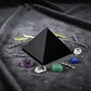Pirámide Piedra Obsidiana Negra - Amuleto de Protección - Miniatura 3