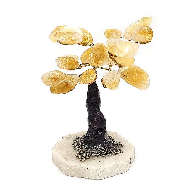Árbol de Piedra Cuarzo Citrino - Abundancia y Prosperidad  1