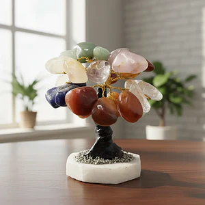 Árbol de Piedras 7 Chakras - Equilibrio y Armonía