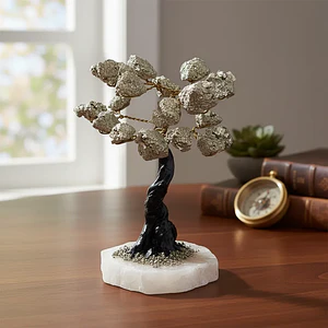 Árbol de Piedra Pirita - Abundancia y Energía Vital