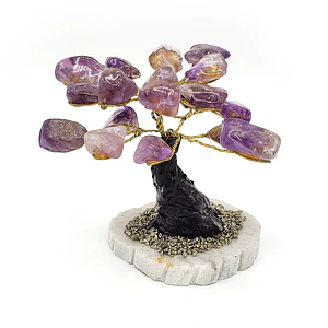 Árbol de Piedra Amatista - Claridad Mental y Equilibrio