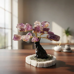 Árbol de Piedra Amatista - Claridad Mental y Equilibrio