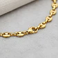 Cadena Eslabón Ovalado Acero Inoxidable Dorado 60cm - Miniatura 3