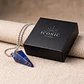 Collar Péndulo Piedra Lapislázuli con Cadena Acero - Miniatura 2