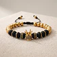 Pulsera Corona Neopreno y Acero Dorado 8mm - Miniatura 3