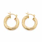 Aretes Candongas Melcocha Oro Laminado 18k - Miniatura 1