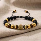 Pulsera Esfera Circones Negros Neopreno y Acero - Miniatura 3