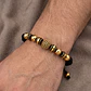 Pulsera Esfera Circones Negros Neopreno y Acero - Miniatura 2
