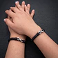 Pulseras Infinitos para Parejas Cuero Trenzado - Miniatura 3