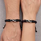 Pulseras Infinitos para Parejas Cuero Trenzado - Miniatura 2