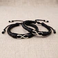 Pulseras Infinitos para Parejas Cuero Trenzado - Miniatura 4