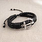 Pulsera Ancla con Cuero Trenzado - Miniatura 3