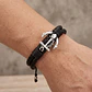 Pulsera Ancla con Cuero Trenzado - Miniatura 2